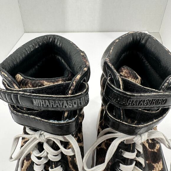 Puma Mihara Yasuhiro Womens Size 8.5 Leopard Wedge Sneakers Y2K‎ Streetwear - Picture 7 of 10